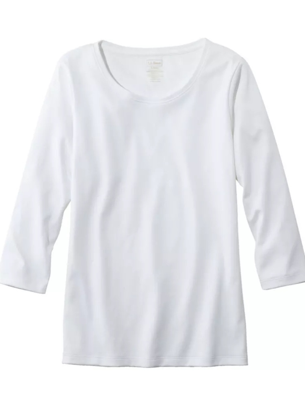 L.L. Bean Supima Cotton 3/4 Sleeve T-Shirt